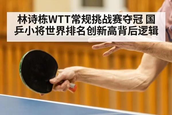 林诗栋WTT常规挑战赛夺冠 国乒小将世界排名创新高背后逻辑